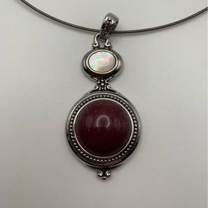 Lia Sophia pendant and choker style necklace